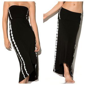 Lucky Brand Strapless Black and White Coverup